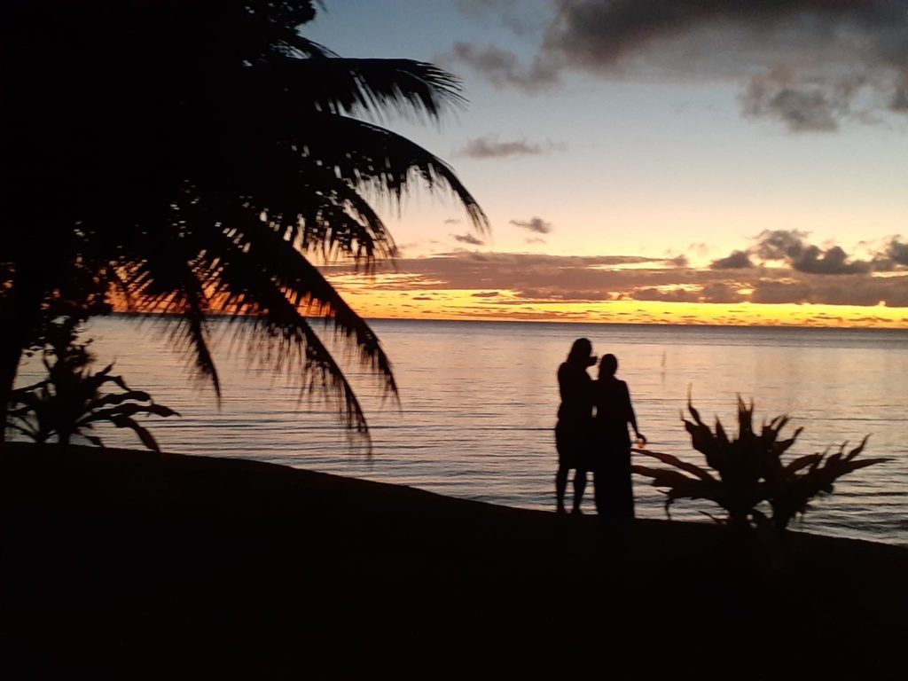 We don't always take photos of our sunsets because we get them looking like this almost every day at Lawaki Beach House on Beqa :)